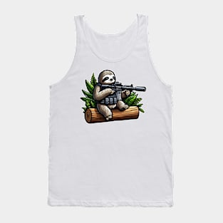 Tactical Sloth Tank Top